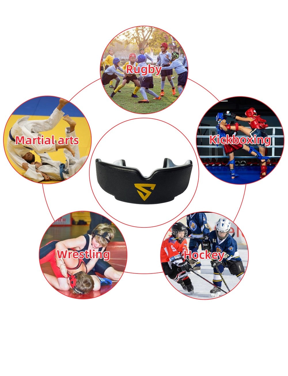 SPORTECTION™ Mouth Guard with Case